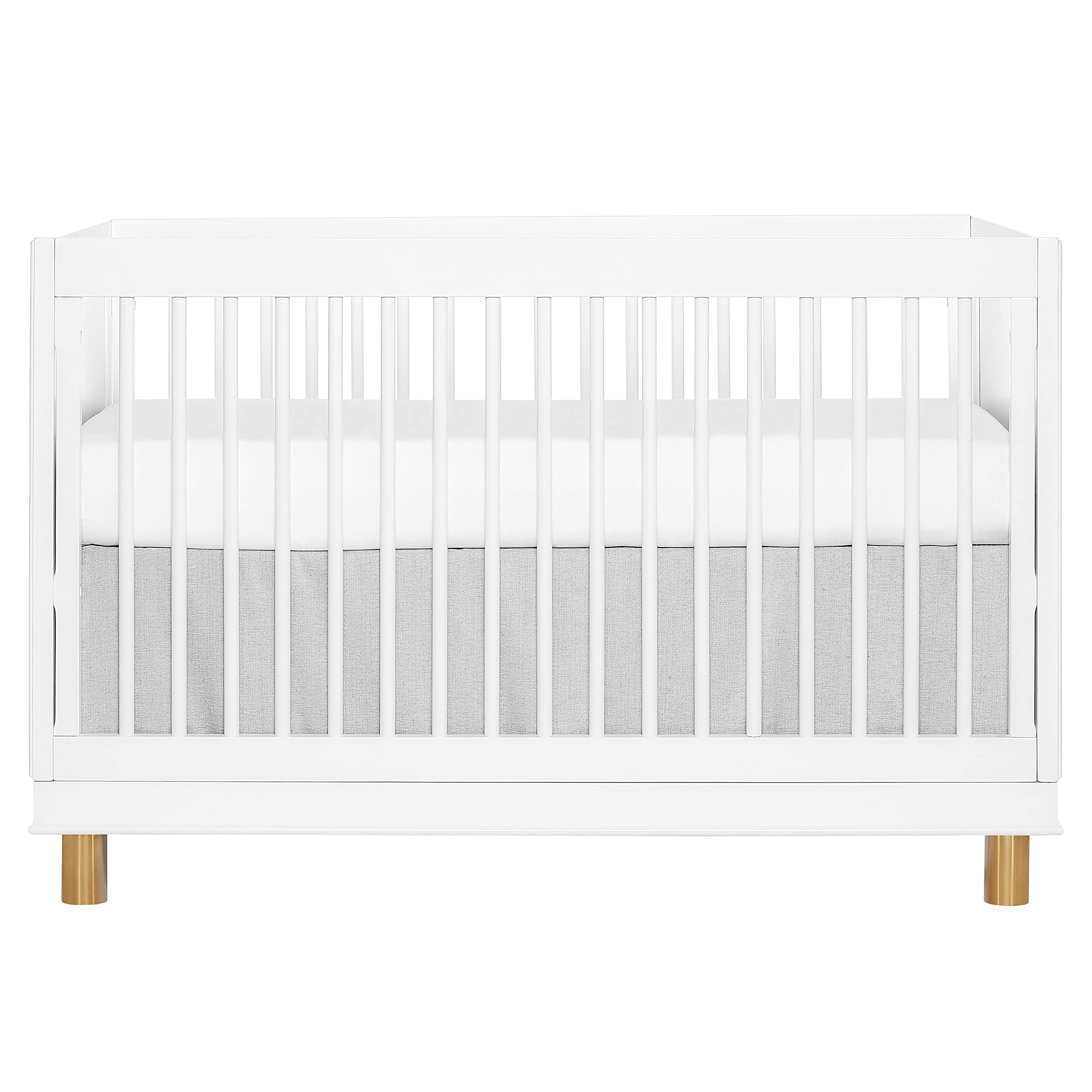 Buy Evolur Loft Art Deco 3in1 Convertible Crib in White with Gold