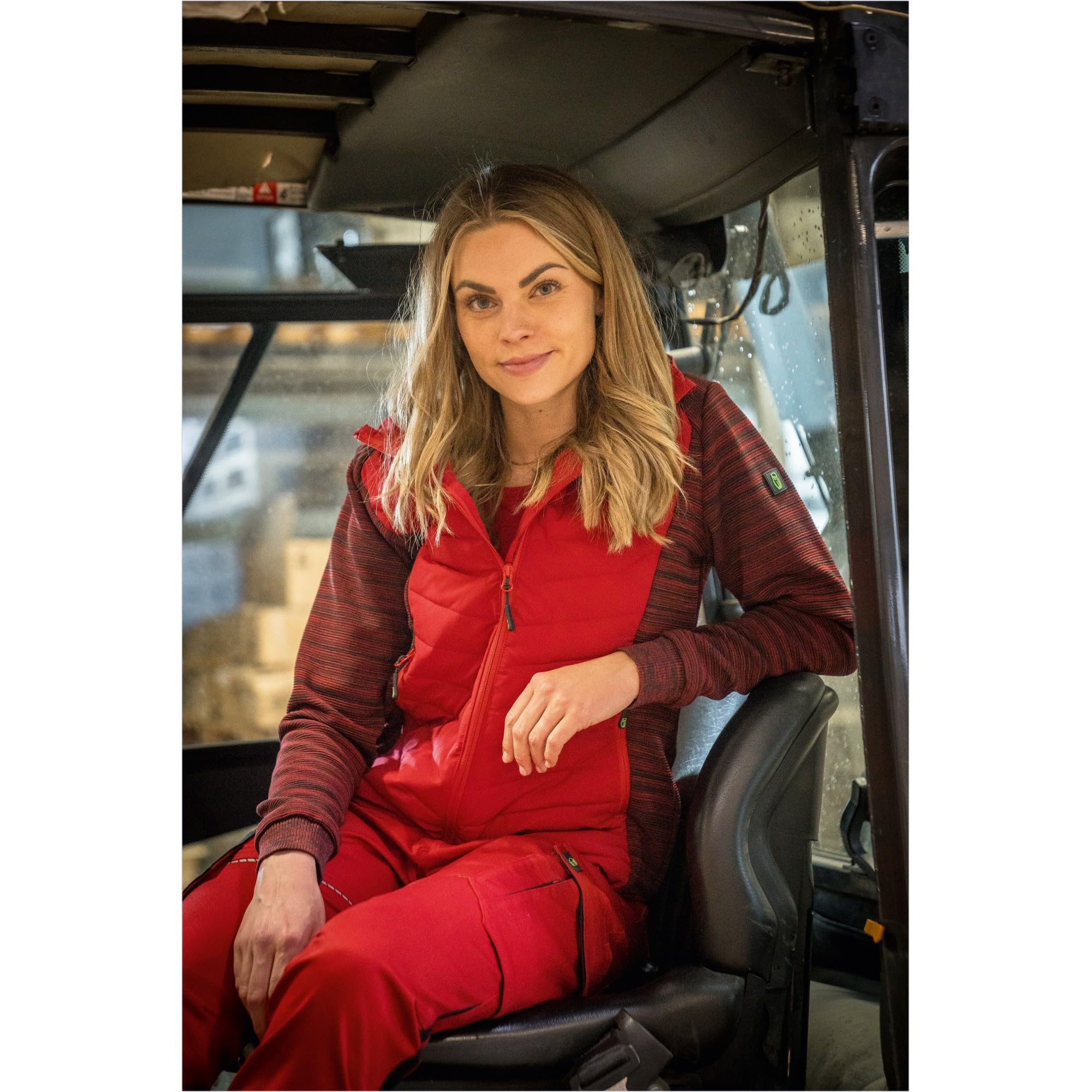 Leibwächter Damen Arbeitshose Flex-Line, Robuste Workwear mit Stretch, Sicherheitshose für Frauen, strapazierfähige Berufsbekleidung, Bundhose ohne Knietaschen