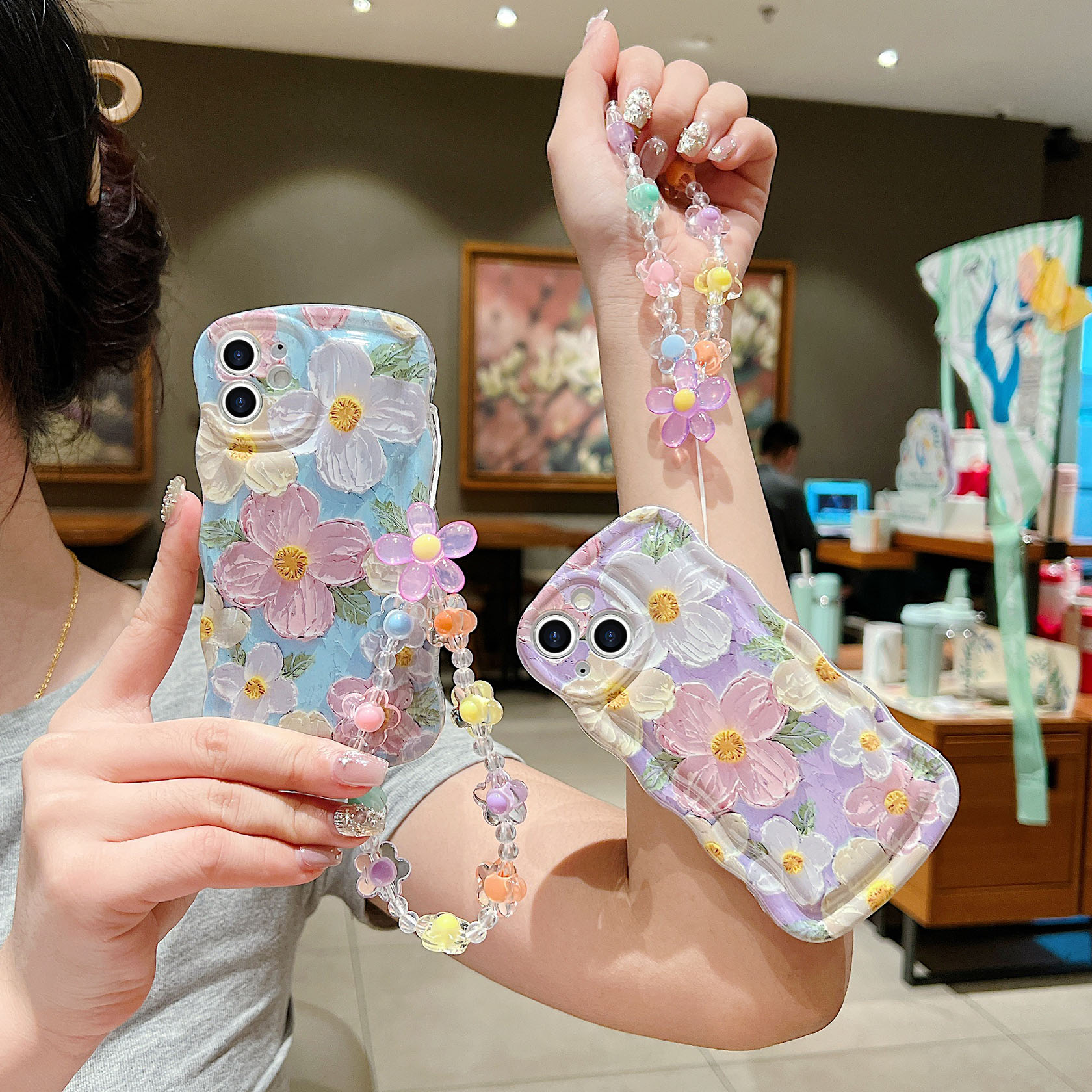 Amazon.com: Fxlzcw for iPhone 12 Mini Curly Wavy Case, Cute