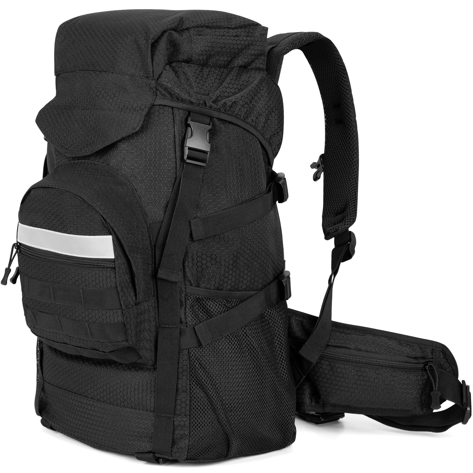Jueachy 35L Hiking Backpack for Men: Lightweight Camping Back Pack for Travel - Tactical Molle Sports Rucksack for Backpacking Outdoor Mountain