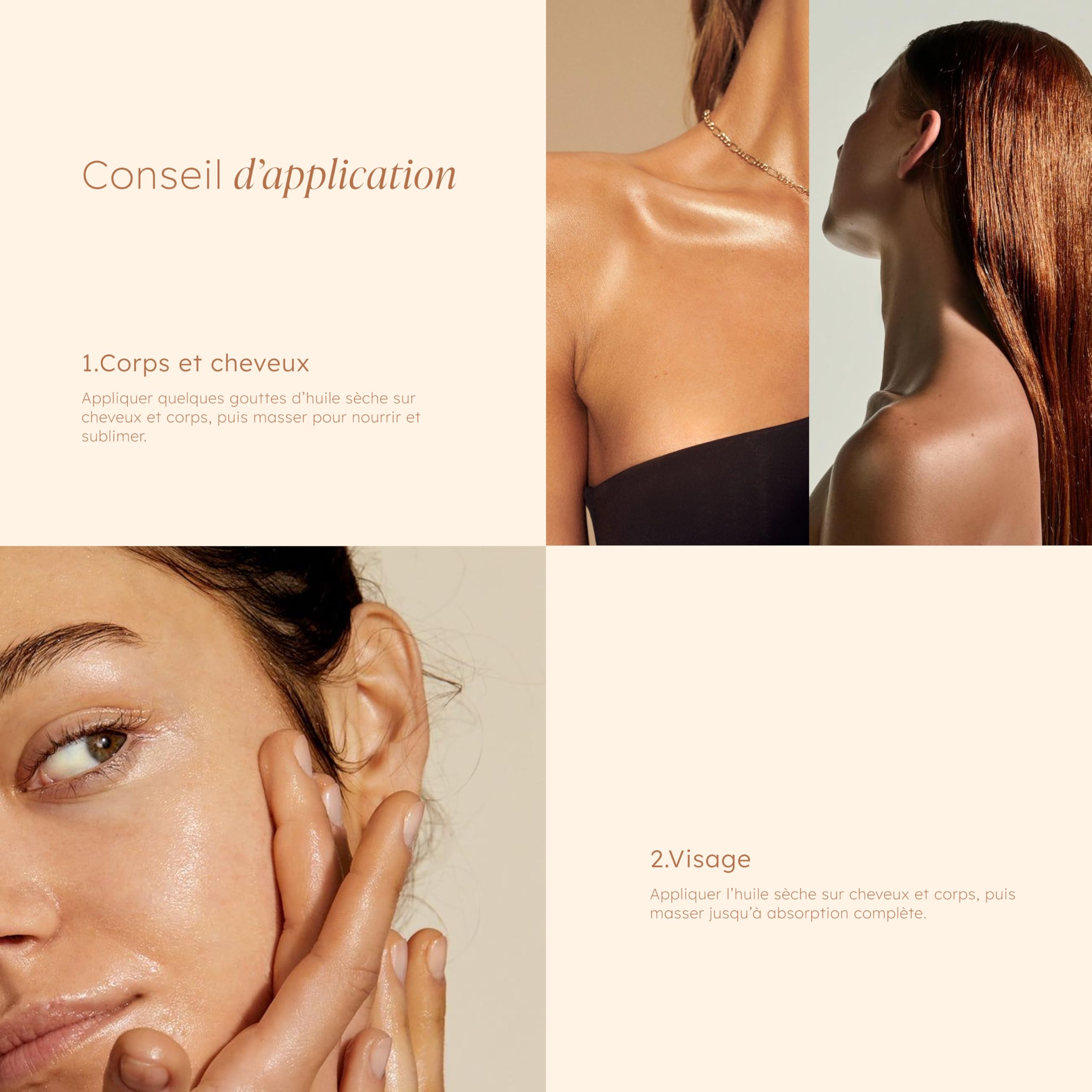 TAAJ | Huile Délicieuse | Huile sèche de Beauté | Corps, Visage & Cheveux | Nourrit, Protège & Revitalise la peau | Peau Satinée |Cheveux Réparés |96% d’ingrédients d’origine naturelle |Vegan | 100 ml