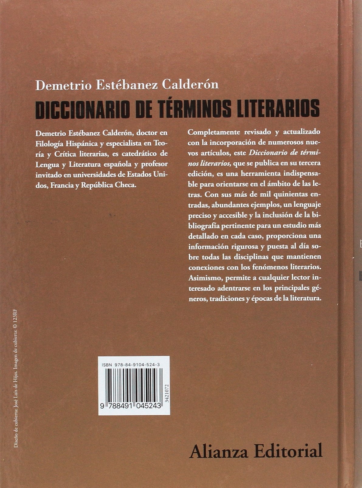 Diccionario de términos literarios: Tercera edición (Alianza diccionarios (AD))