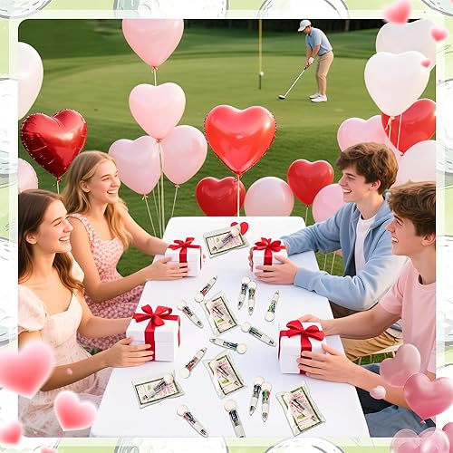 Miniatura 5 de LiYiQ 24 juegos de bolígrafos 4 en 1 para el día de San Valentín con tarjetas positivas, regalos de intercambio de tarjetas positivas, regalos de