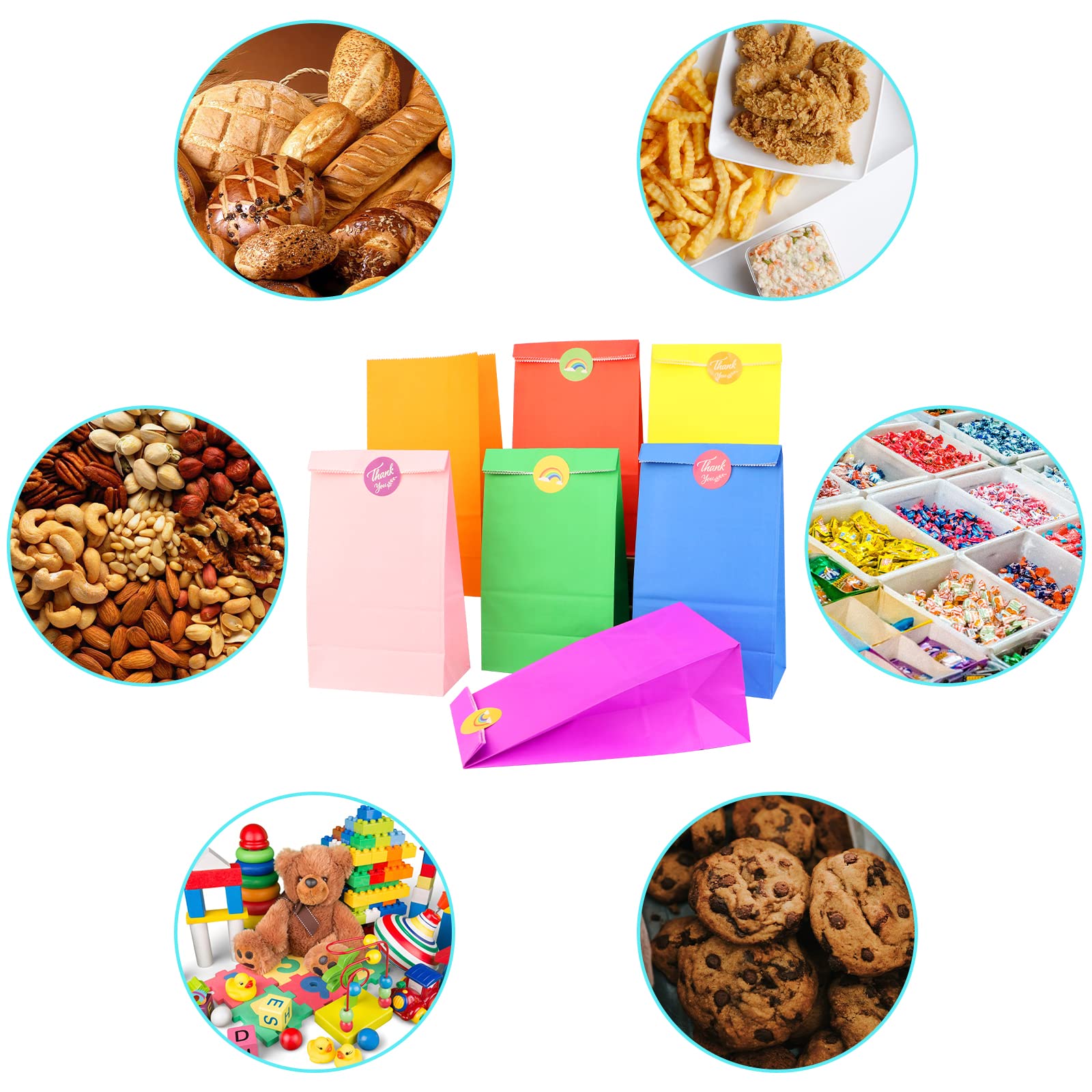 LKNBIF Sac Papier Cadeau Voiture, 24 Pièces Sachets Bonbons Anniversaire, Voiture Sac De Fête, Sac Papier Bonbon, Sac Petit Cadeau, Pour Anniversaire Enfant,Fêtes, Fête De Mariage, Noël