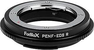 Fotodiox Lens Mount Adapter - Compatible with Olympus Pen F SLR Lenses to Canon RF Mount Mirrorless Cameras