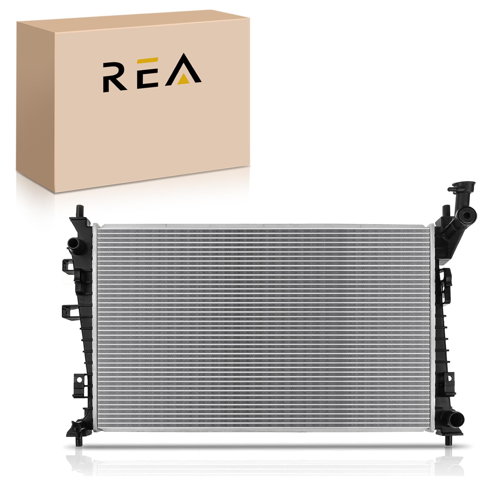 Engine Coolant Radiator Assembly Compatible with Ford Focus 2008 2009 2010 2011, L4 2.0L, Replace# 8S4Z8005A
