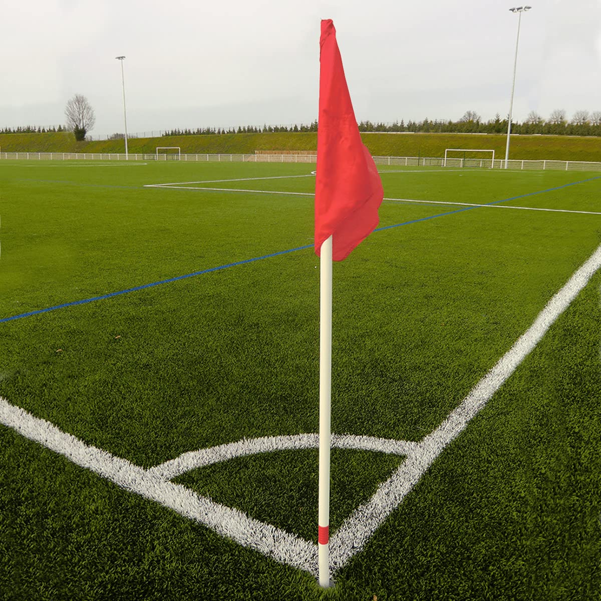 Jeu de 4 Poteaux de Corner Flexibles