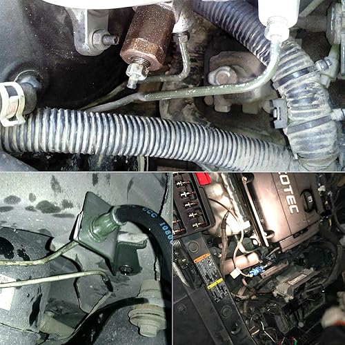 Miniatura 5 de MuHize Kit de línea de freno de 25 pies 316, tubo de freno profesional recubierto de zinc (2023), rollo de 25 pies de tubo de acero inoxidable 316,