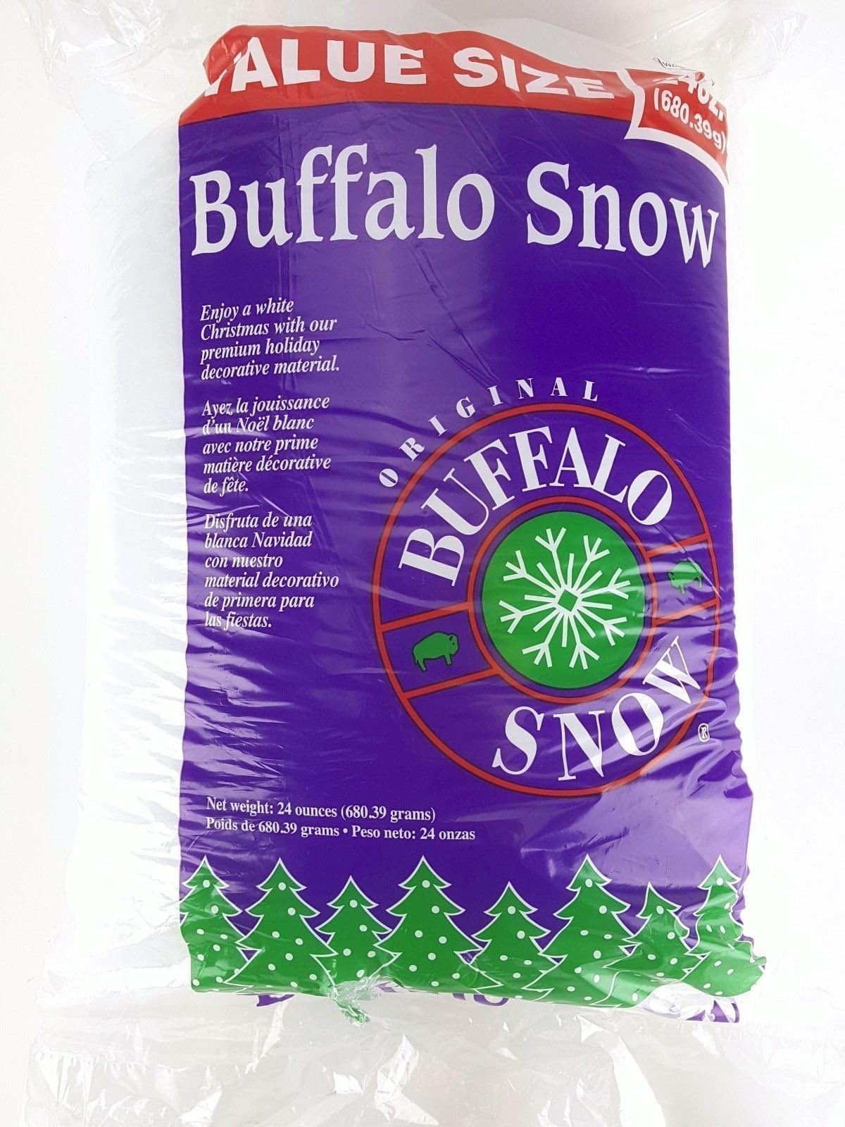 Artificial Snow, Polyester, 24-oz.