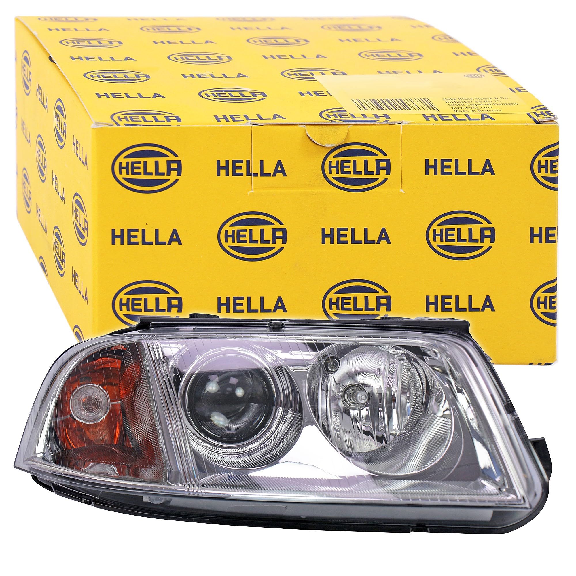 HELLA 1EL 008 350-021 Halogen/DE/FF-Headlight - ECE/CCC - for right-hand traffic - Right Front