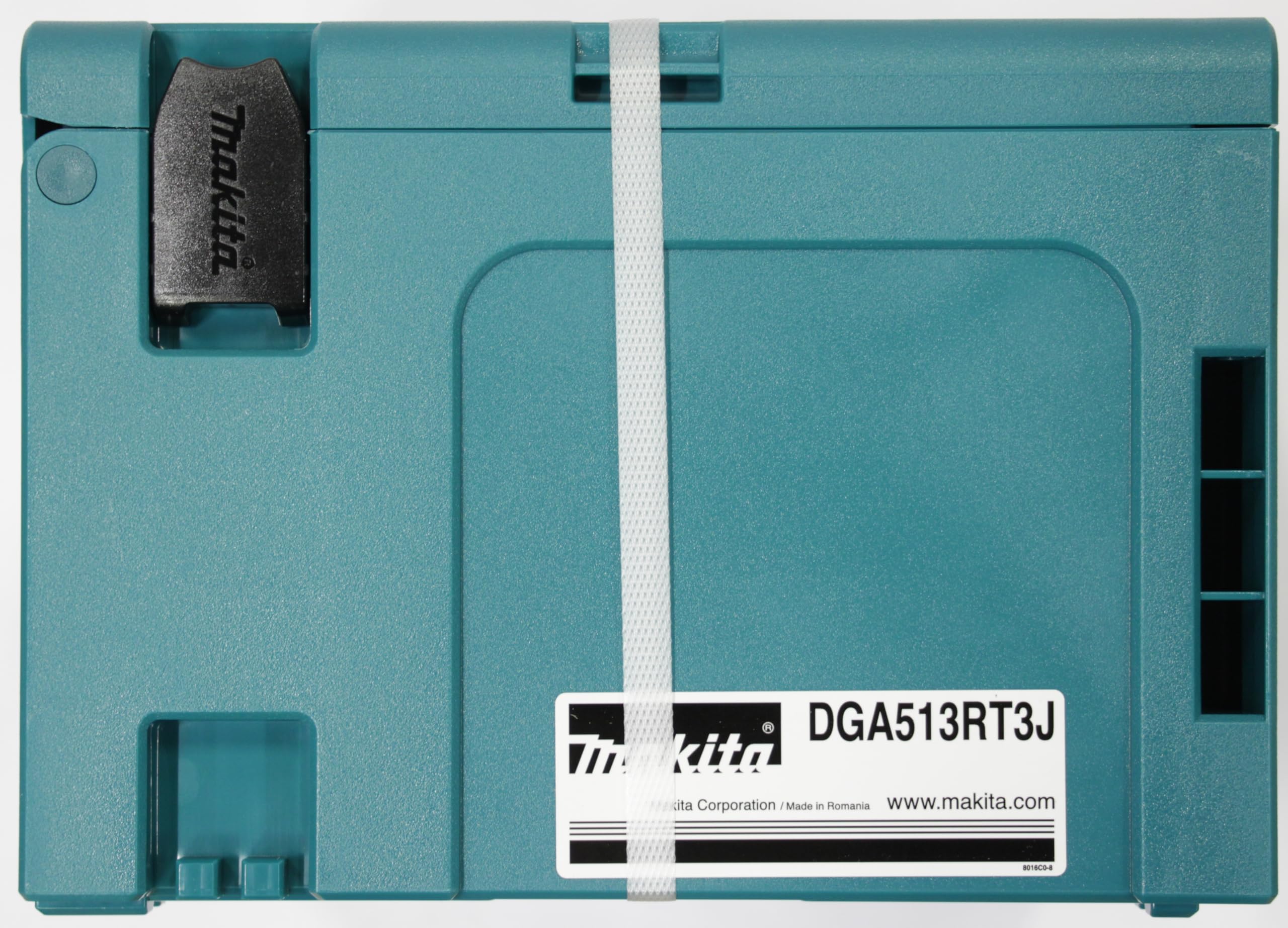 Makita DGA513RT3J akumulatorowa szlifierka kątowa 18 V z szybką ładowarką DC18RC, 3 x akumulatory 5,0 Ah w MAKPAC rozm. 3