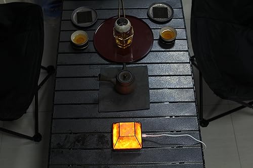 Miniatura 6 de Lámpara de sal del Himalaya roca de sal de cristal rosa natural ajustable regulador táctil lámpara de sal de fragancia brillante accesorio de