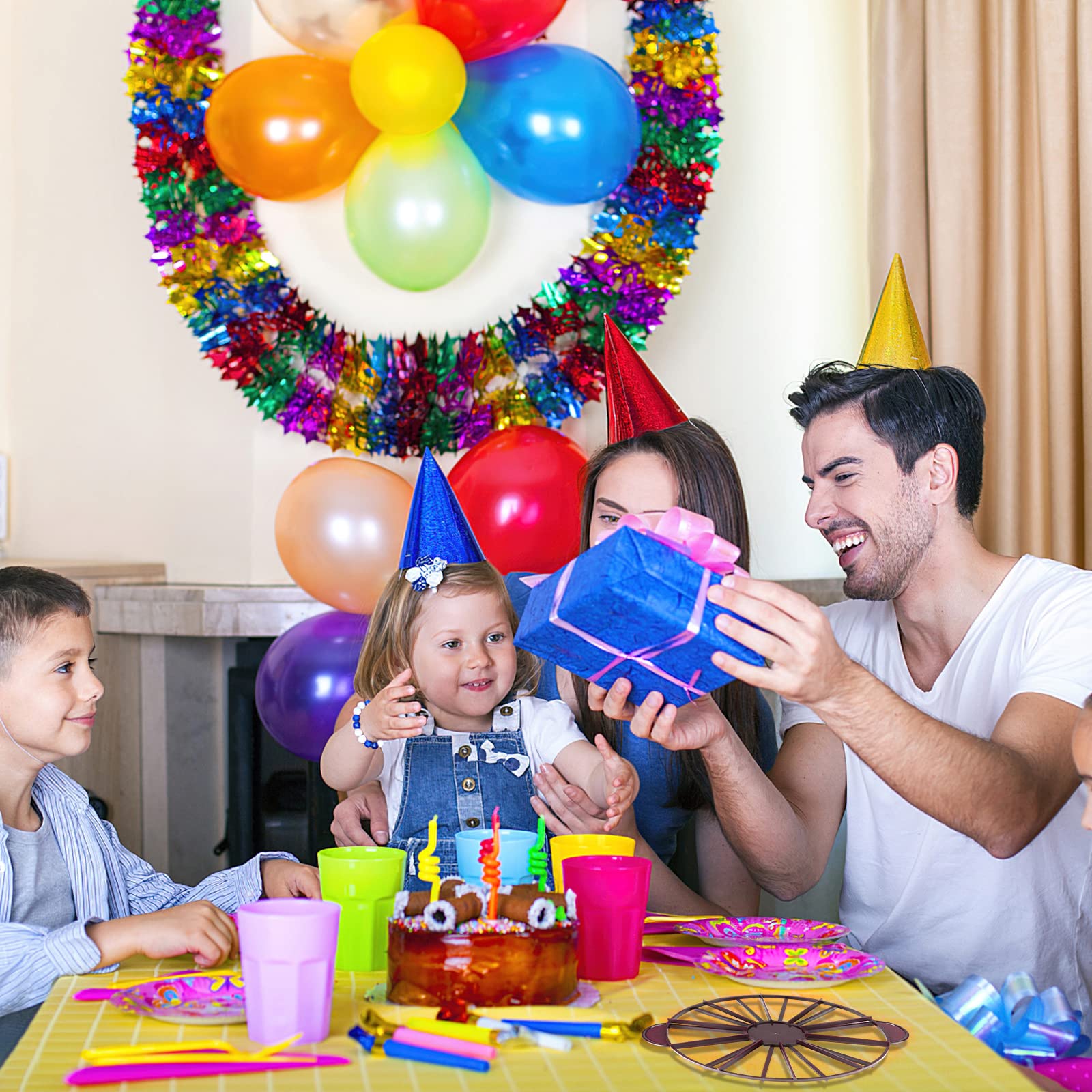 QHUDLV 10/12 Piece Equal Portion Cake Model Cutter 27cm Round Bread Cake Divider Slice Marker Bakeware Tool Gadgets Baking - View #6