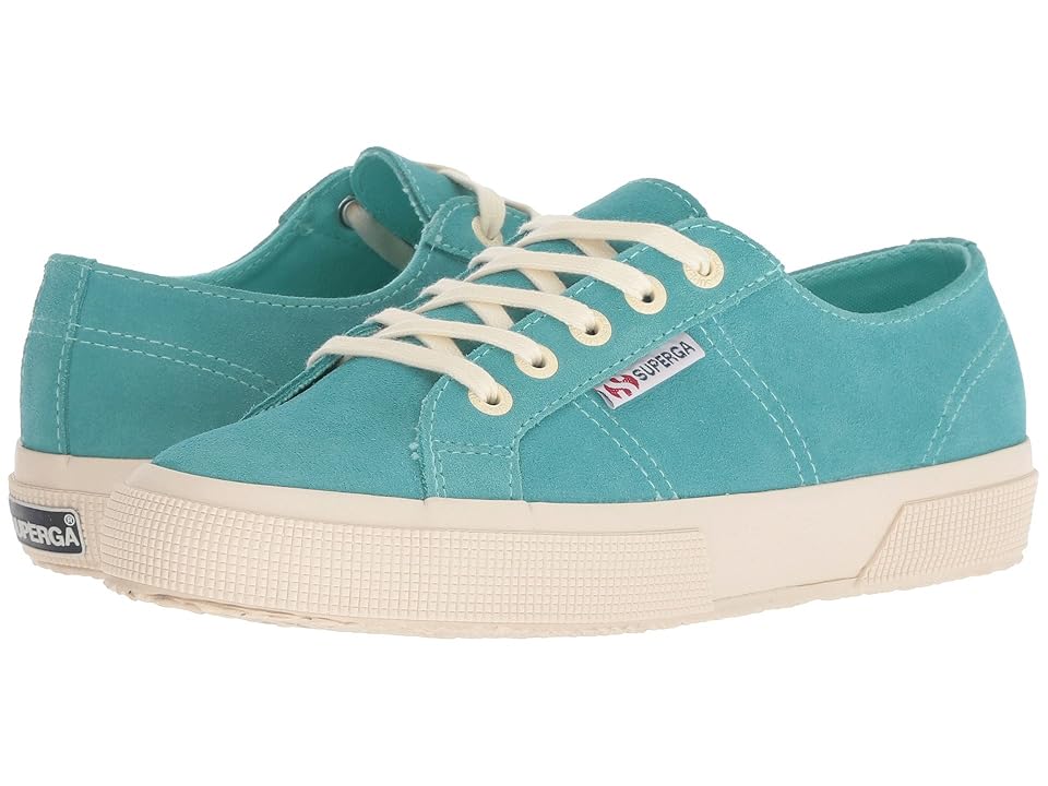 

Superga 2750 SueU (Turquoise) Women's Lace up casual Shoes