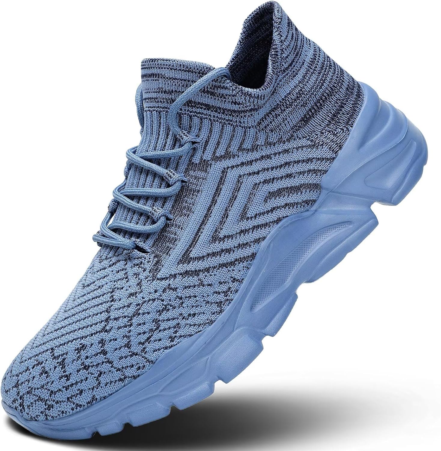 Men's Slip On Walking Shoes Running Comfortable Tennis Breathable Lightweight High ...