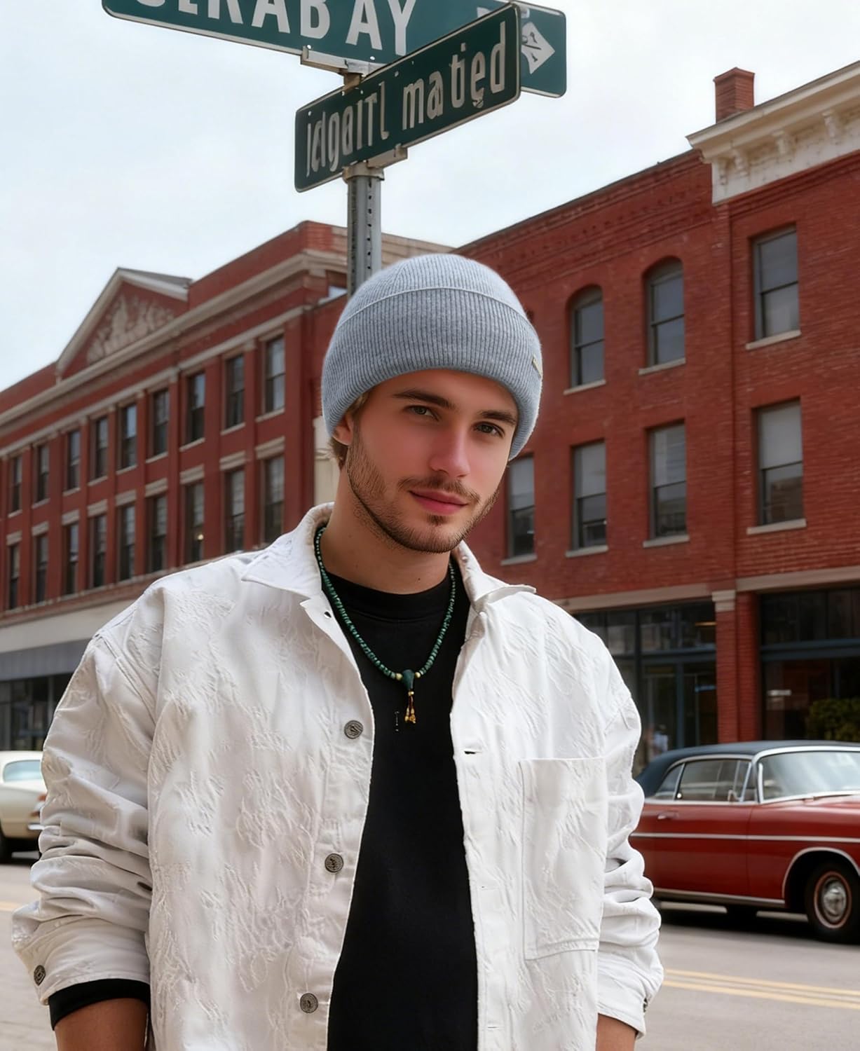 jaxmonoy Knit Beanie for Men Women Cuffed Thick Warm Unisex Knitted Winter Hat Slouchy Skull Beanies Cap - Image 5