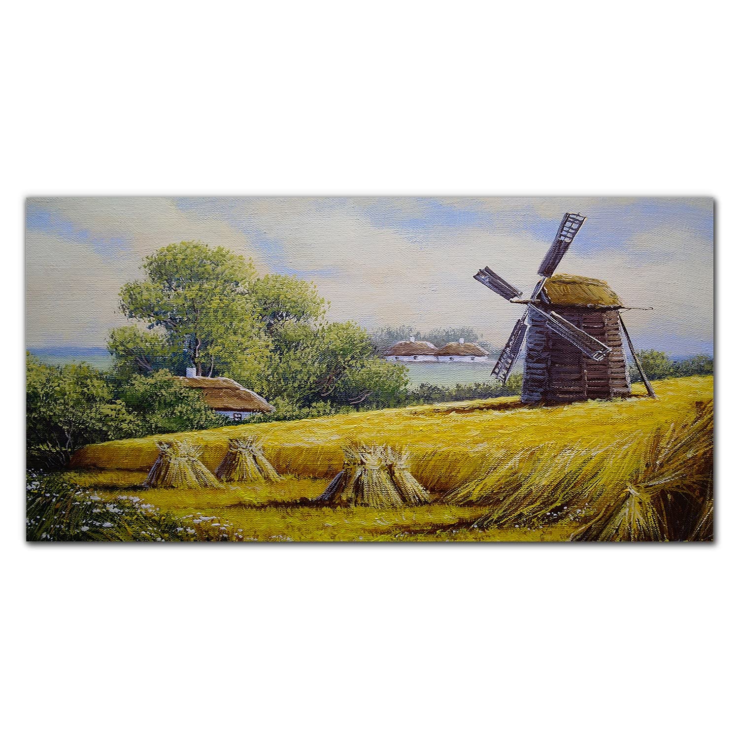 Crédence de cuisine adhésive 100x50 dosseret verre trempé protection murale Mill Cottage
