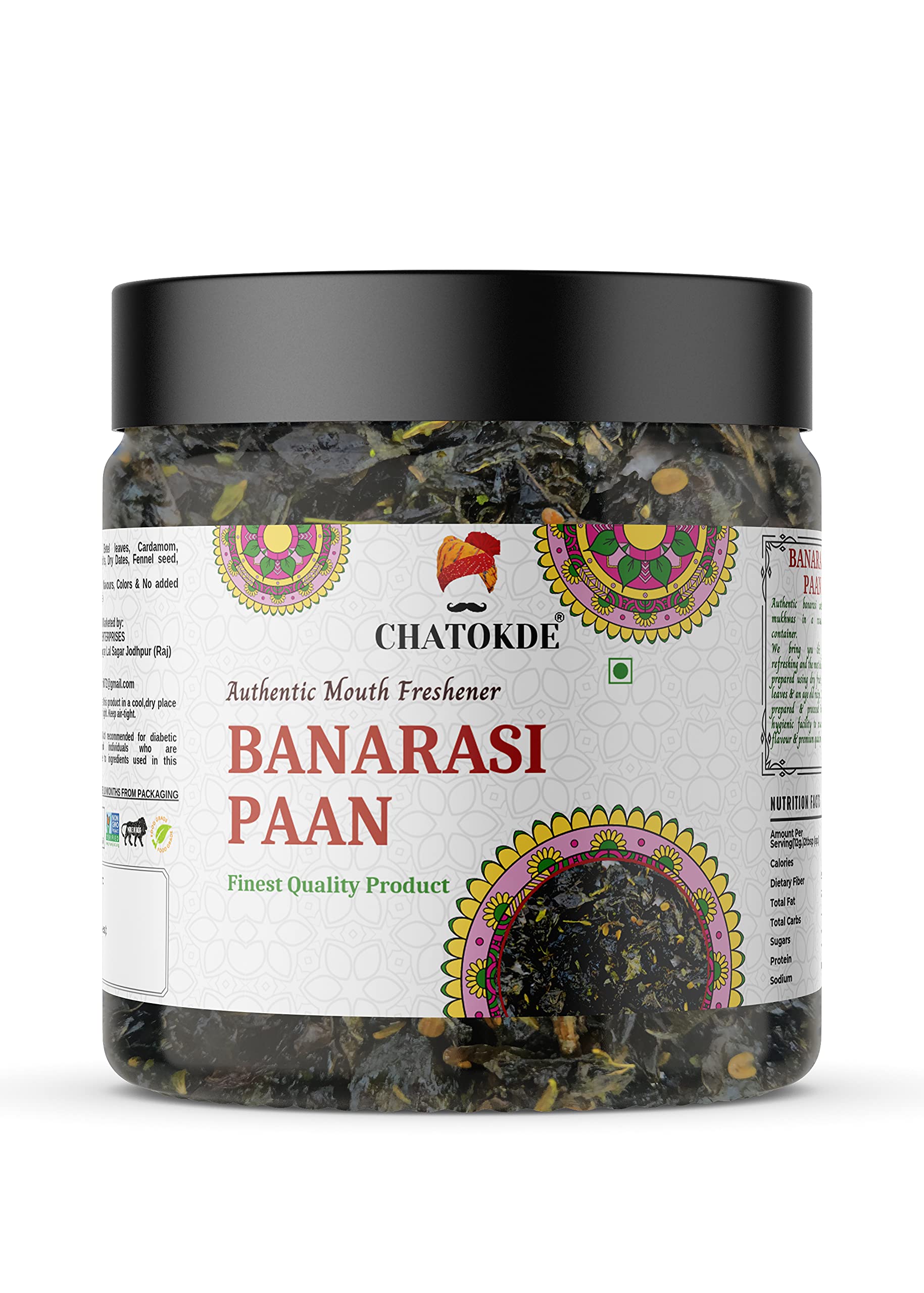 CHATOKDE Banarasi Meetha Paan Mukhwas, [Mouth Freshener, Digestive] [Jar Pack], 300gm