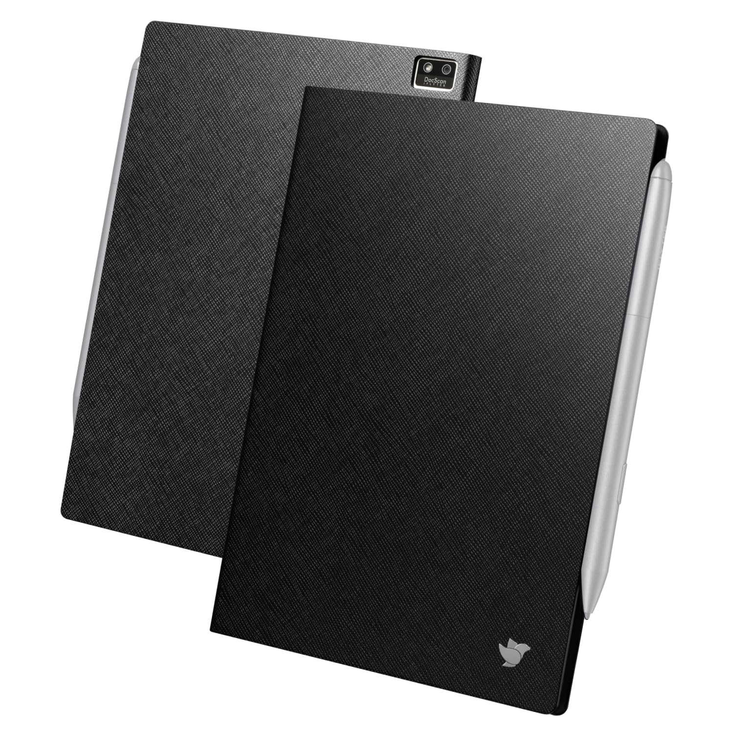 iFLYTEK Paper Tablet 8,2" Custodia in pelle PU di alta qualità, sottile e leggera, con clip per penna per vassoio di scrittura, impermeabile e antipolvere, nero