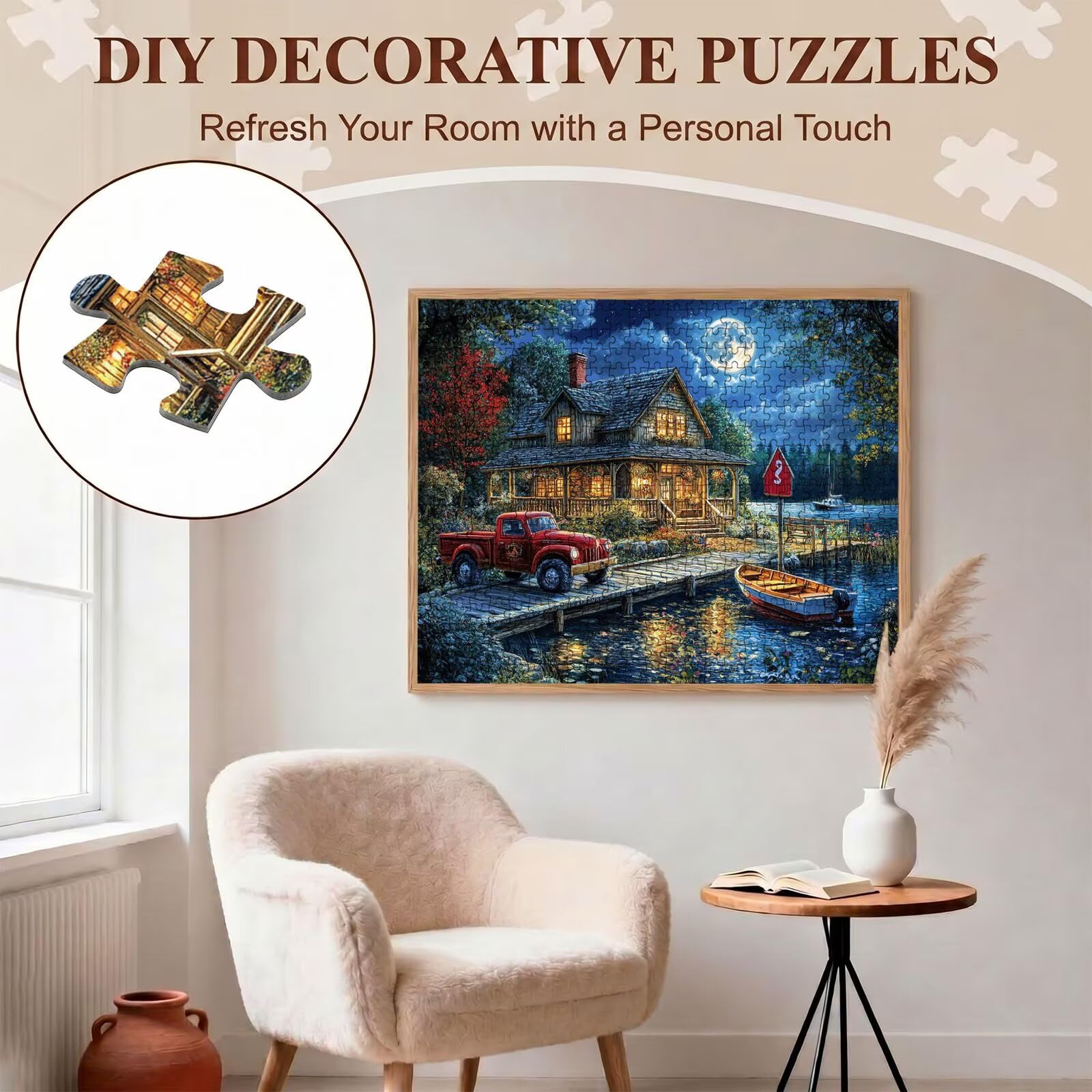 fumetti cabina Puzzle 1500 Pezzi per Adulti, Puzzle in Legno - Collezione Classica con Poster Incluso - Sfida di Concentrazione e Passatempo Antistress, Gioco Educativo per Famiglia, 87 x 57 cm f0-680