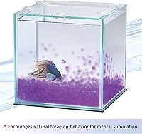 Vista 5 de Aqueon Pure Betta Beads, Púrpura