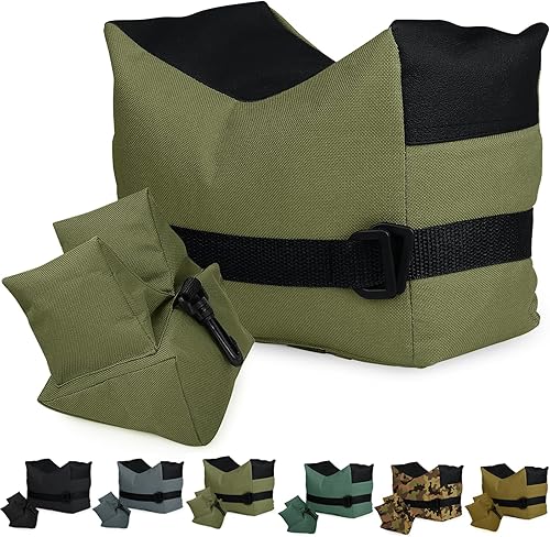 Miniatura 9 de Twod Outdoor Shooting Rest Bags Target Sports Shooting Bench Rest Front & Rear Support SandBag Stand Holders for Gun Rifle Shooting Hunting