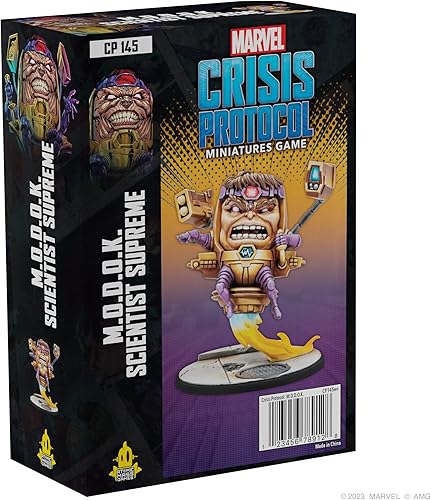 Atomic Mass Games Marvel Crisis Protocol M.O.D.O.K. Scientist Supreme Character Pack Juego de batalla en miniatura Juego de estrategia para