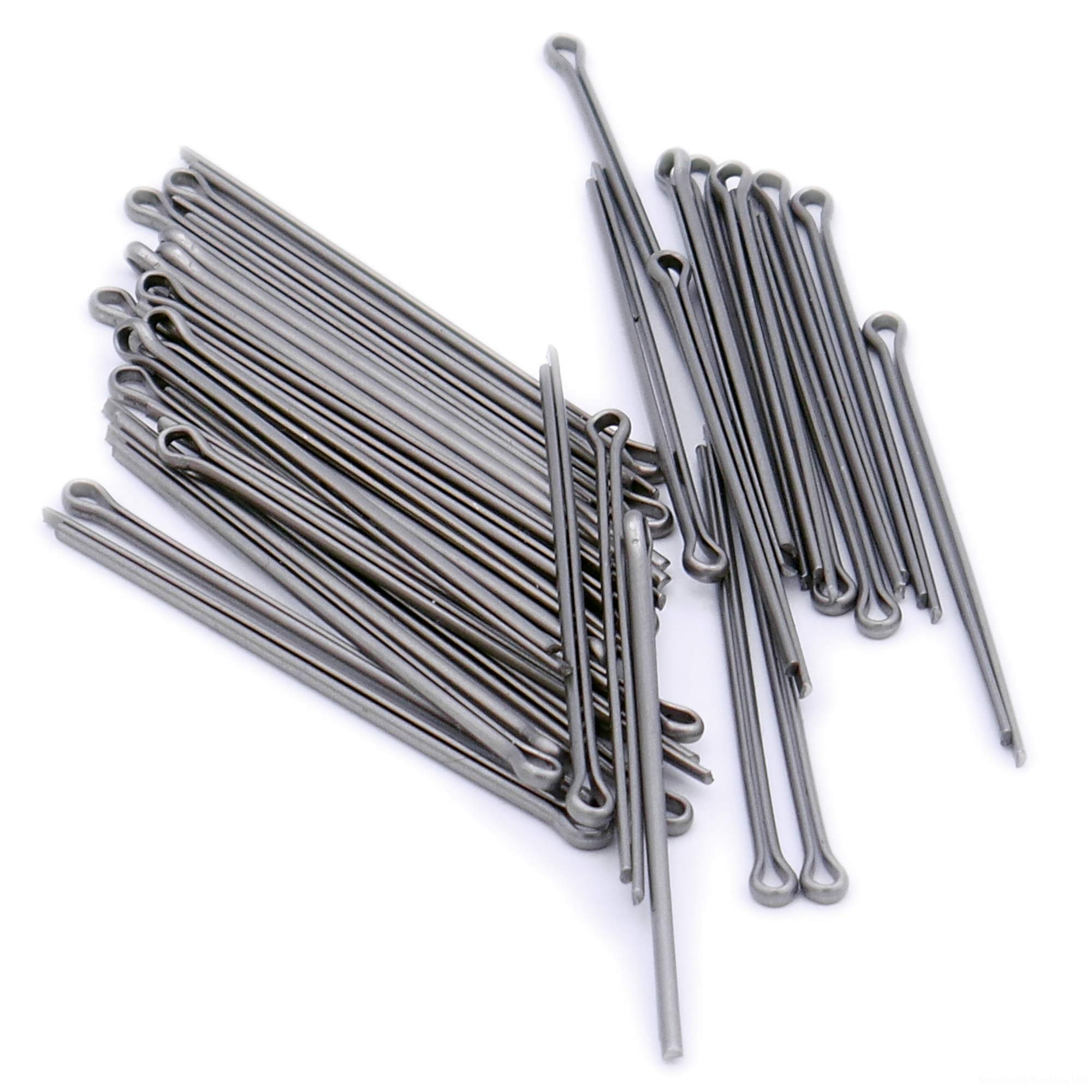Singularity Supplies Silver M2 (2Mm X 36Mm) Split Cotter Pin - Stainless Steel (A2) (Pack Of 40)