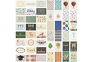 Beautiful & Thoughtful: 48-Pack Assorted Greetings Cards with Envelopes