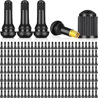 Tire Valve Stems TR413 Tubeless Valve Stems Rubber Snap-in Valve Stems Black Standard Length Replacement Tire Valve Stems for Car Tubeless Rim Holes Replacement (270 Pcs)