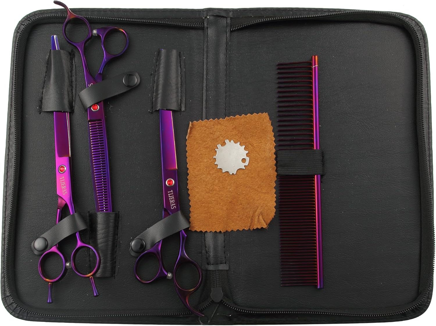 TIJERAS7"/8" Pet Dog Grooming Thinning Scissors Kit Cat Dog Grooming Shears Japanese