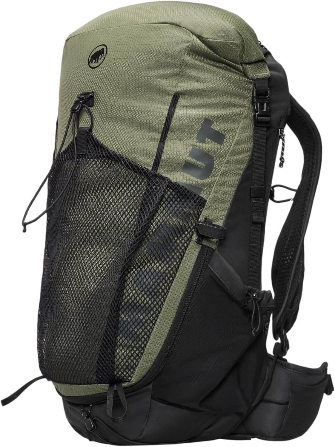 Mammut Spine 28-35L Backpack – Outdoor Pack w/Adjustable Volume, Ergonomic Suspension System, Durable Water-Repellent Fabric & Multi-Use Design for Hiking, Running, Travel & Everyday, Marsh Green