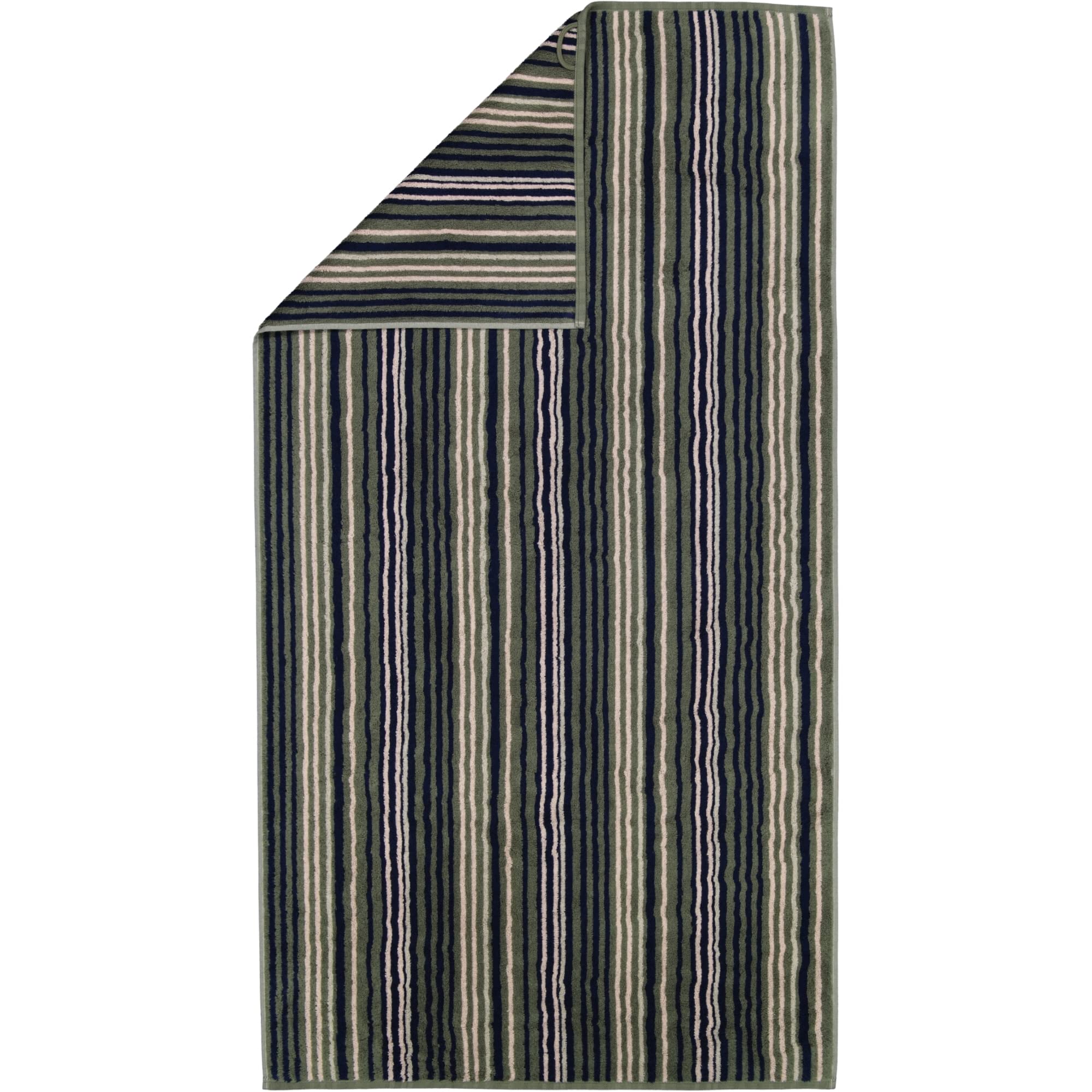 Telo Doccia Cawö Home Avenue Karo Graphit 70x140 Cm | Asciugamano 100% Cotone Double-face | Made In Germany - 4