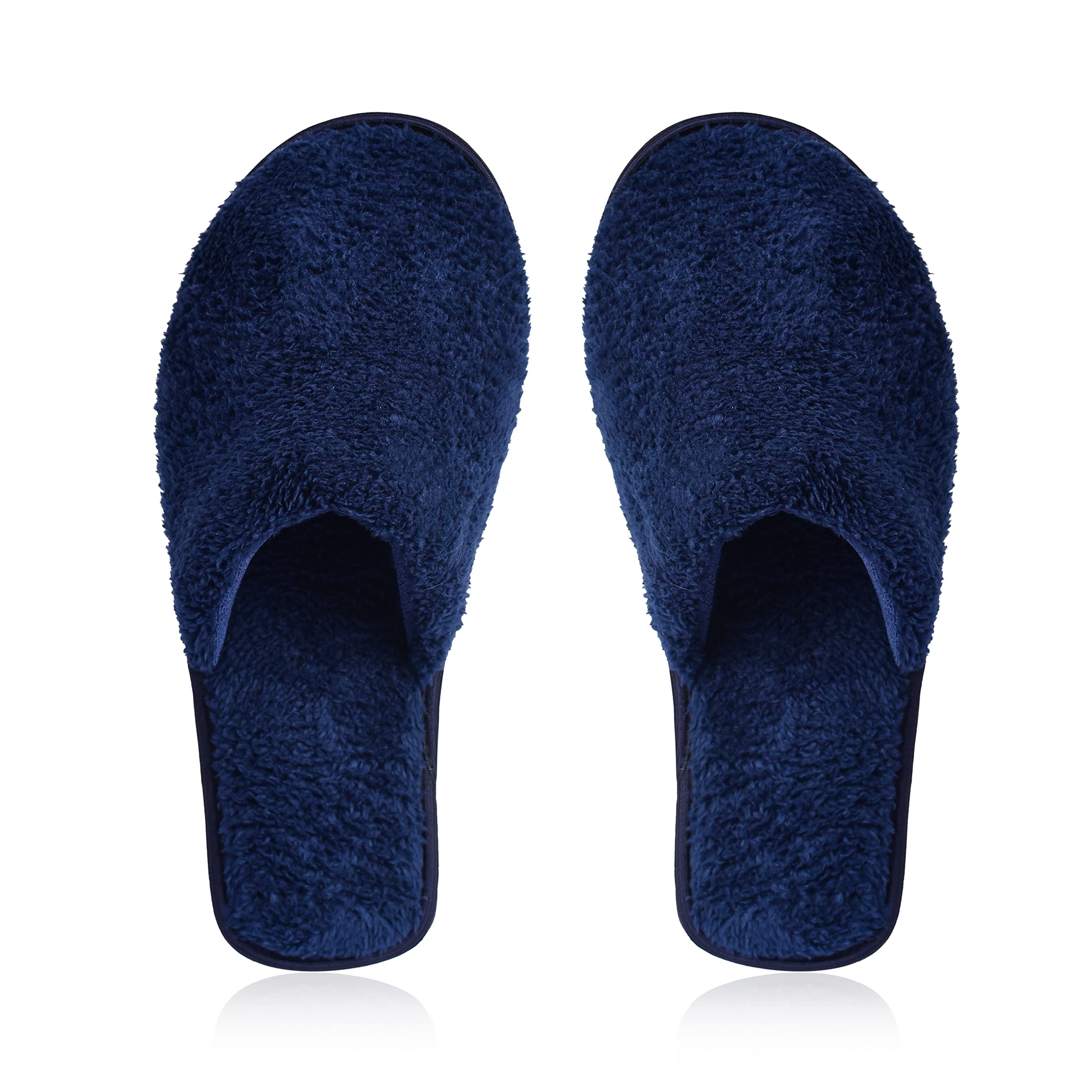 MIFUZIWomen's Furry Fur Slippers for Home House Bedroom Room Indoor Carpet Cozy Comfortable Closed Toe Soft Sole Fluffy Fuzzy Plush Warm Cloth Woolen Winter Slippers