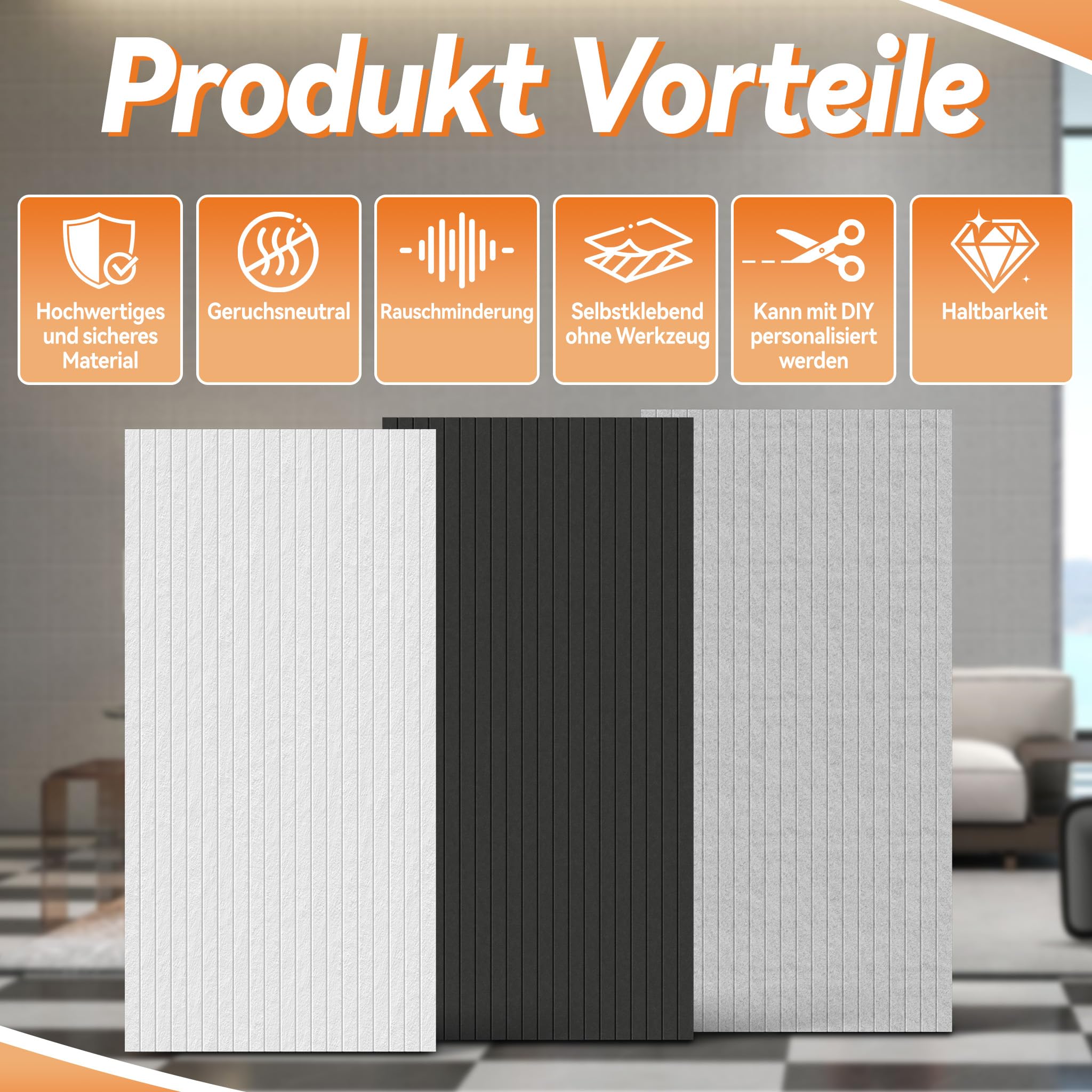 XMTECH Paquete de 4 paneles acústicos autoadhesivos, 120 x 60 x 0,9 cm, paneles acústicos para pared y techo, paneles acústicos para aislamiento acústico e insonorización, estudio, cine en casa