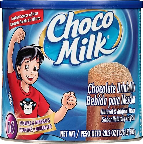 Choco Milk Mezcla de bebida de chocolate en polvo, recipiente de 28 onzas (paquete de 1)