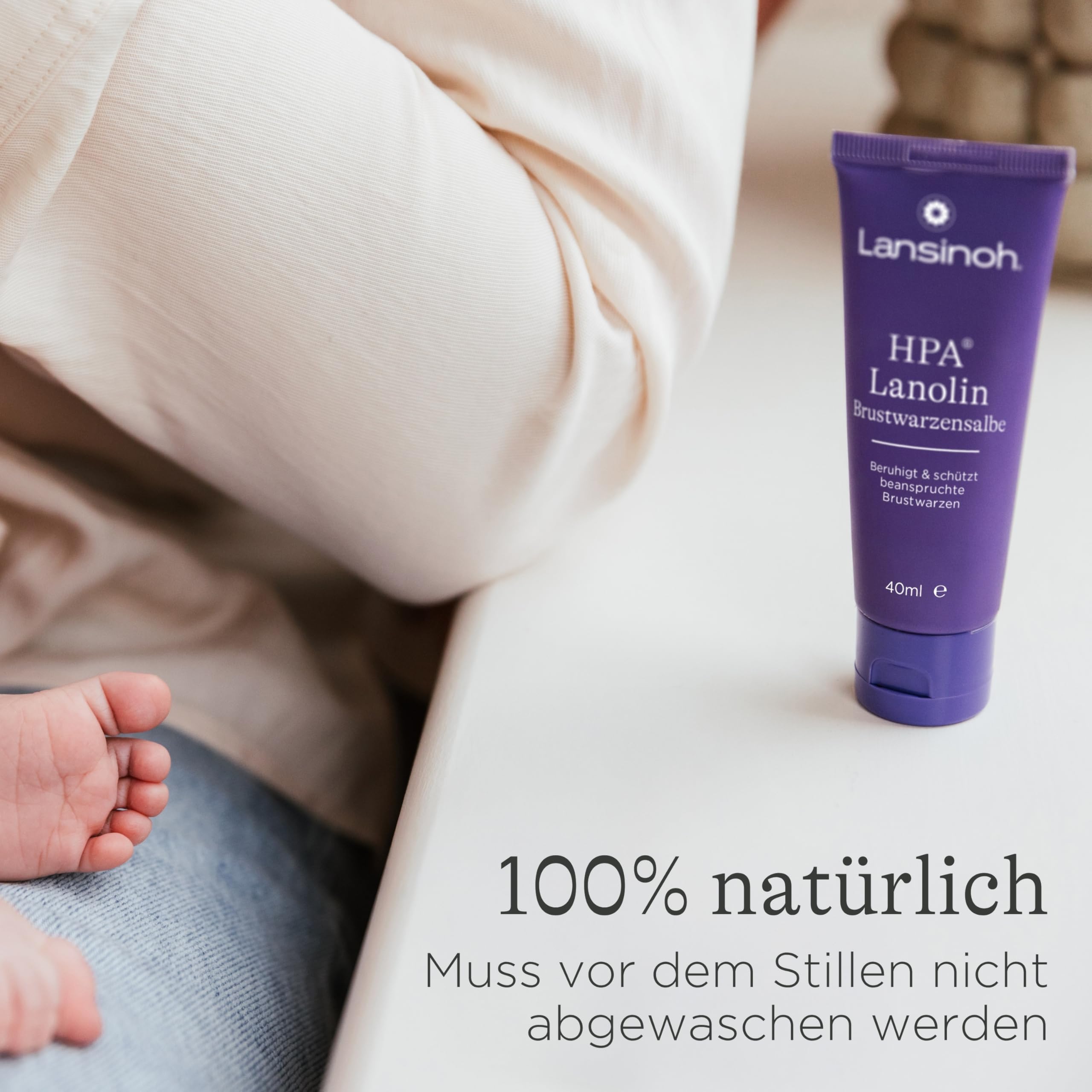 Lansinoh Stillset - Starter Set für den Stillbeginn - Brustwarzensalbe, Stilleinlagen und Kalt-Warm-Kompressen für die Brust
