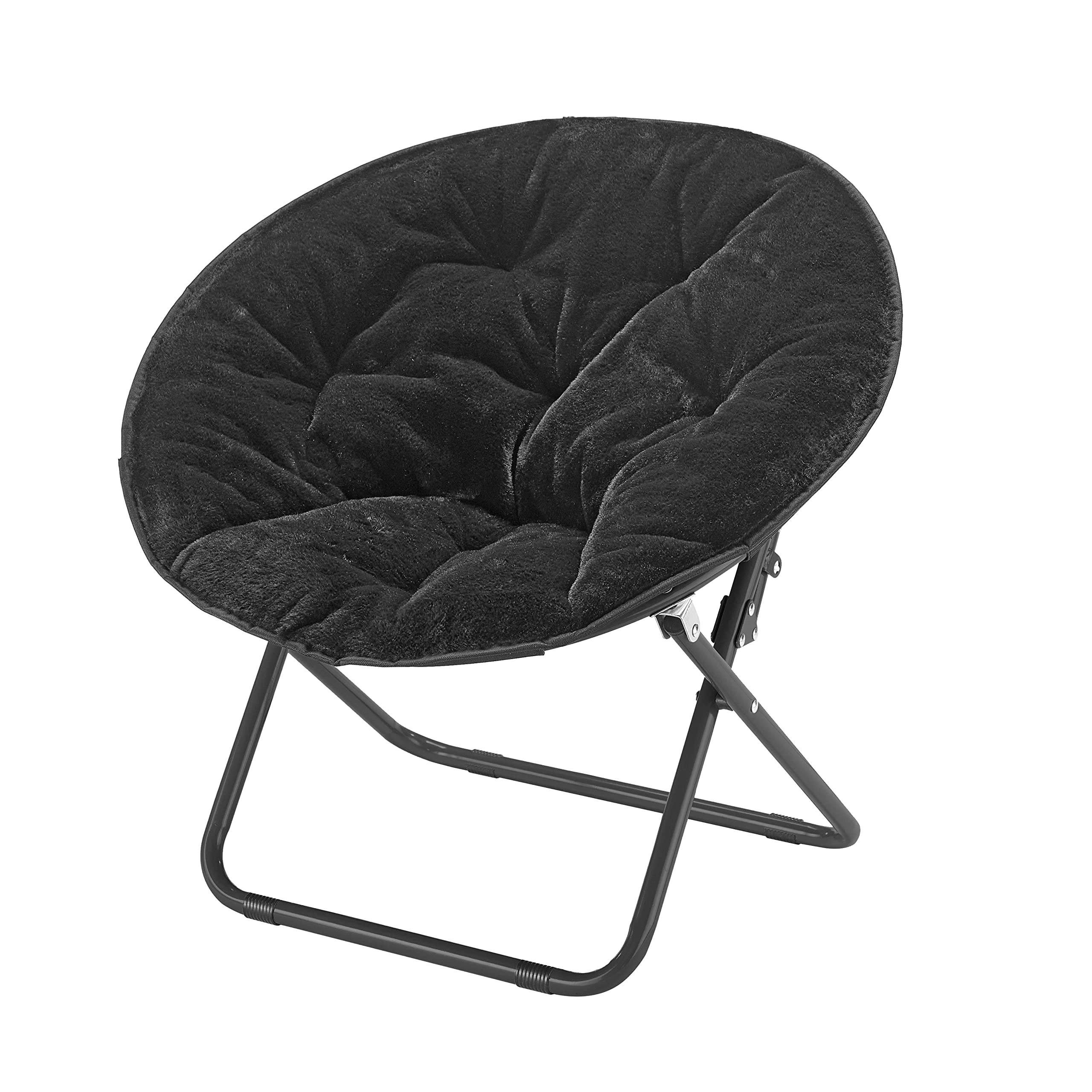 Amazon.com: Heritage Kids Folding Faux Fur Saucer Chair 23 Inch