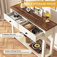 Vista 4 de Homieasy Farmhouse Console Table