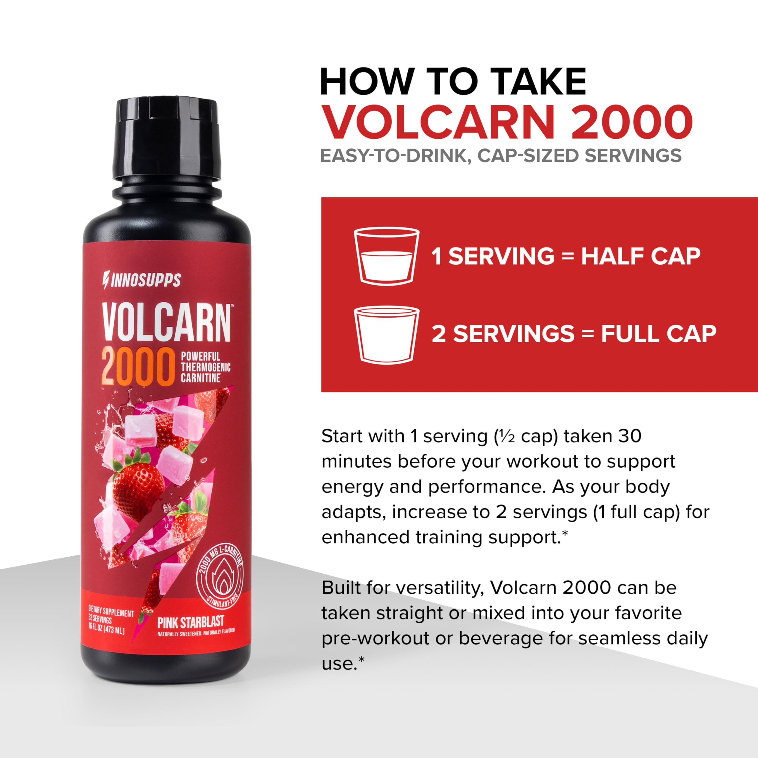 inno supps l carnitine Amazon.com: InnoSupps Volcarn 2000 - L-CARNITINE Pre-Workout Advanced  Energy Liquid ATP Enhancer w/GBEEC Boosts Energy, Enhances Focus, Cognition  & Supports Fat Metabolism, 32 Servings
