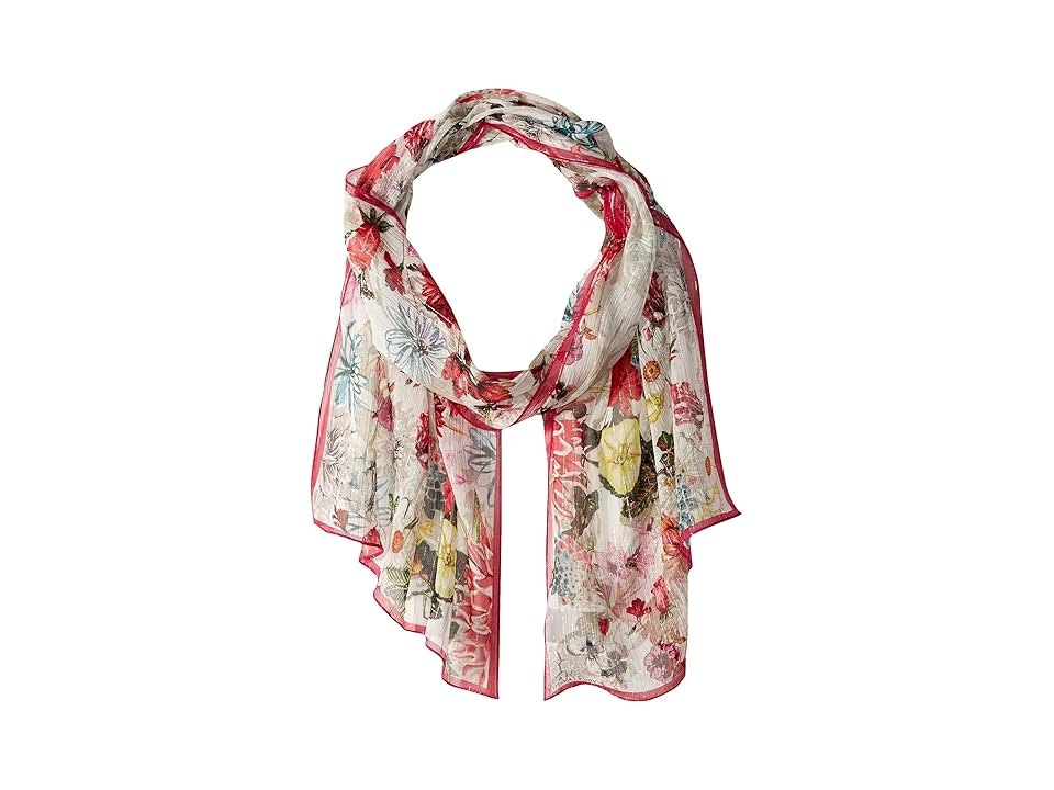 

Vince Camuto Floral Sketch Mix Oblong (Pink) Scarves