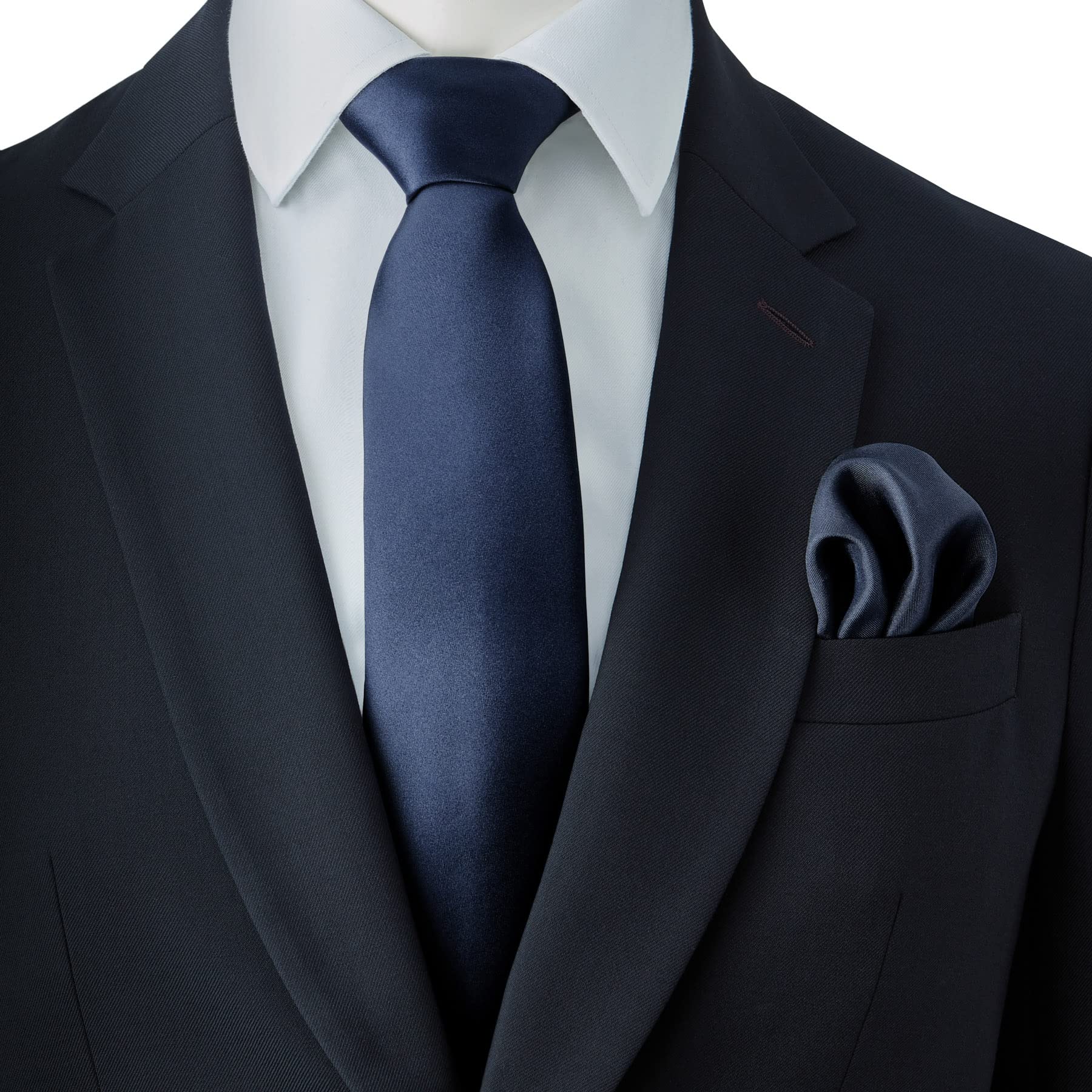 Men’s Satin Tie Corbata para Hombre