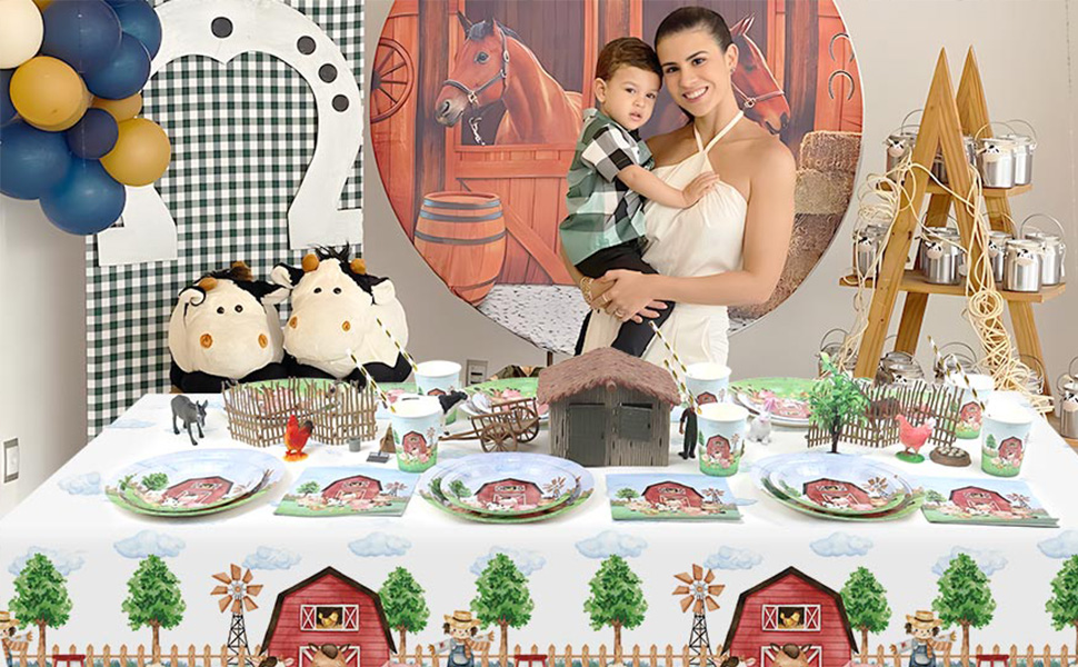 2 Tovaglie Di Plastica Per Festa A Tema Treno - 220x130 Cm, Rettangolari, Monouso, Con Motivo Locomotiva E Rotaie, Per Compleanno Baby Shower - 2