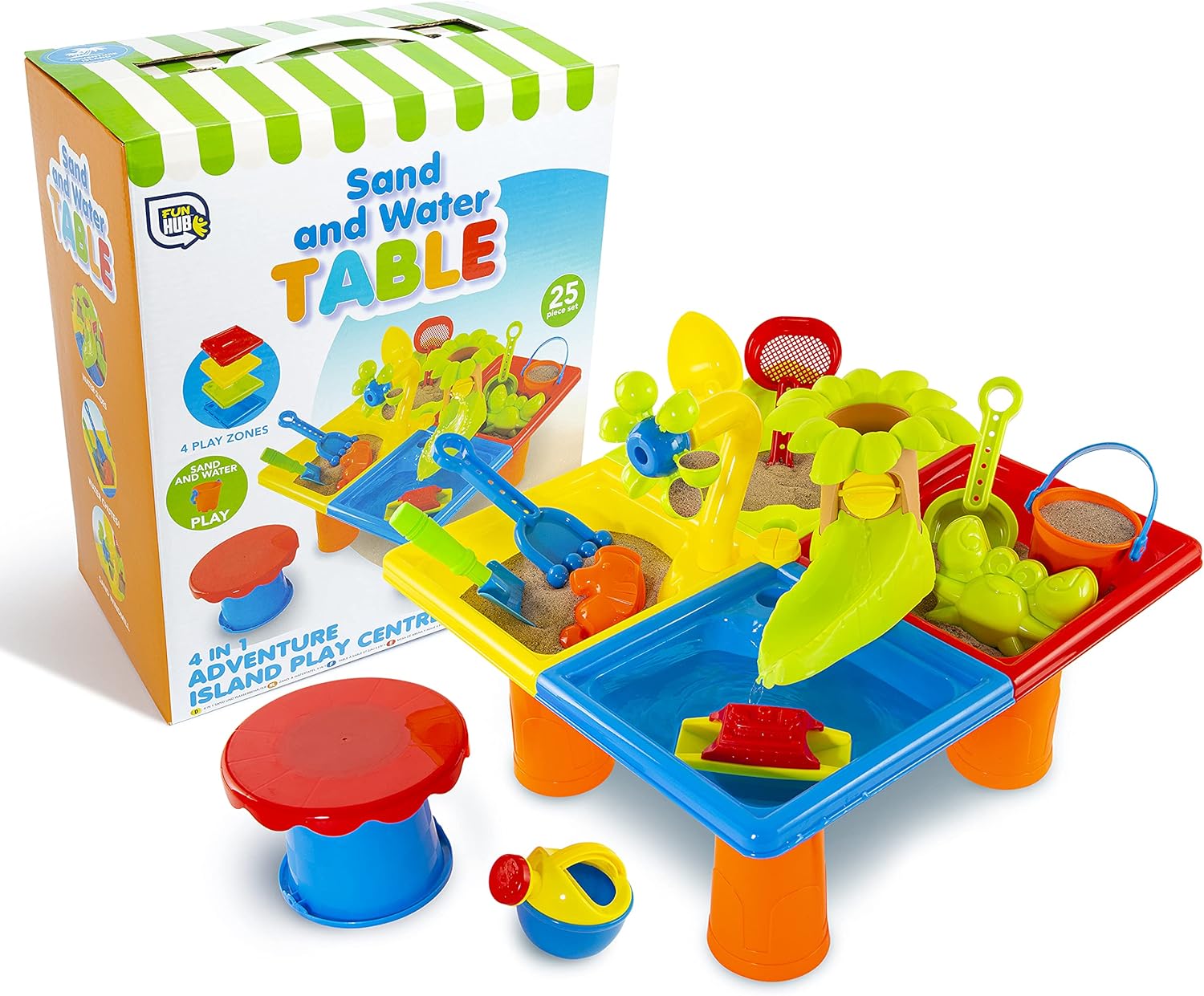 HomeStoreDirect Sand And Water Table Kids Childrens Sandpit Outdoor