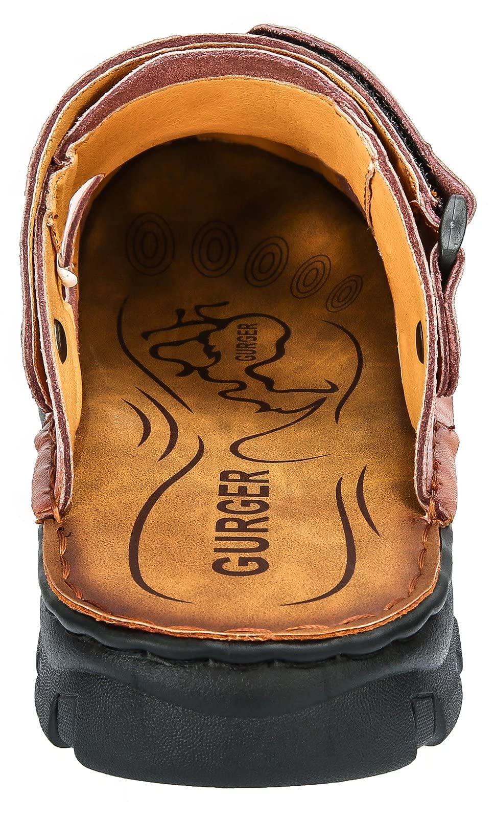 Sandali Uomo Pelle Estivi Punta Chiusa Sportivi Scarpe da Trekking Zoccoli Sabot