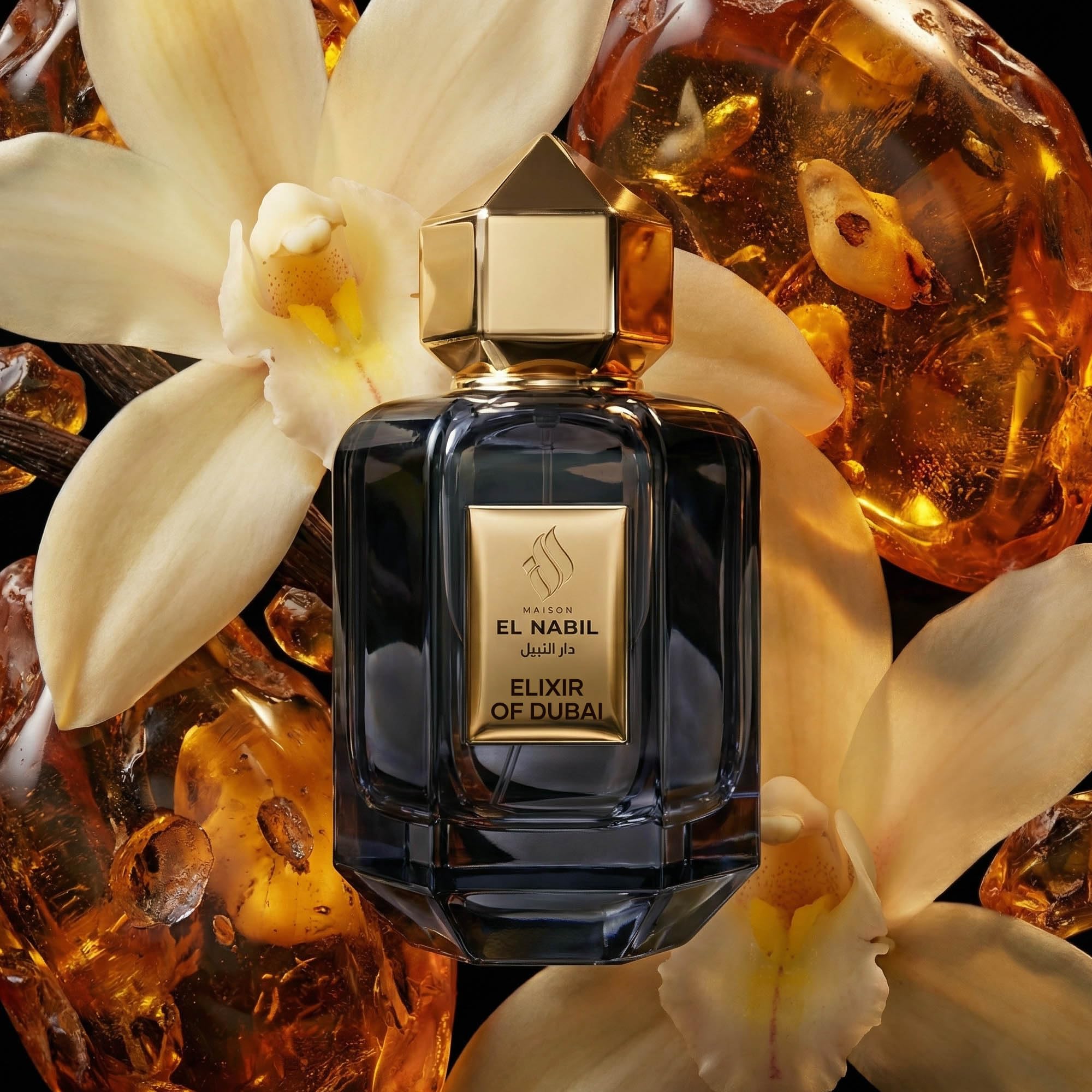 Elixir Of Dubai - Eau De Parfum 65ml - Parfum Dubai Mixte Homme Et Femme - Vaporisateur Senteur Vanillé, Epicé, Crémeux - Idée Cadeau