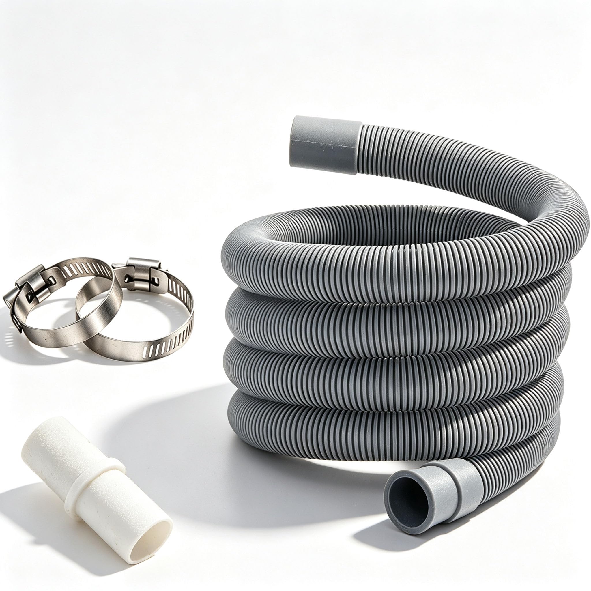 Tubo di scarico con rondella ispessita per Miele W1 WSR883WPS