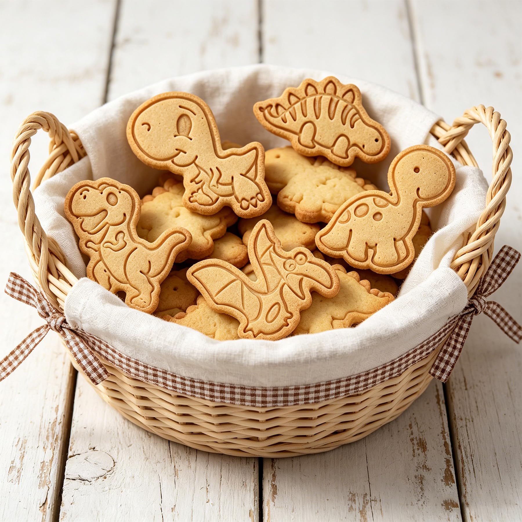 VEEKAY 8 Stück Dinosaurier Ausstechformen Set,Keks Ausstecher Stempel,3D Cartoon Ausstechform,Cookie Cutter kinder,Ausstechformen Kinder,Ausstecher für DIY Cookie Fondant Schokoladen Plätzchen Küche, Haushalt & Wohnen