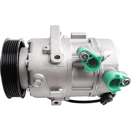 Air Conditioner AC Compressor with Clutch Compatible with 2014-2019 Soul 2.0L&2014-2017 Forte 1.8L/2.0L&Forte 5 2.0l&2014-2018 Forte 5 2.0l Replaces 97701A5800
