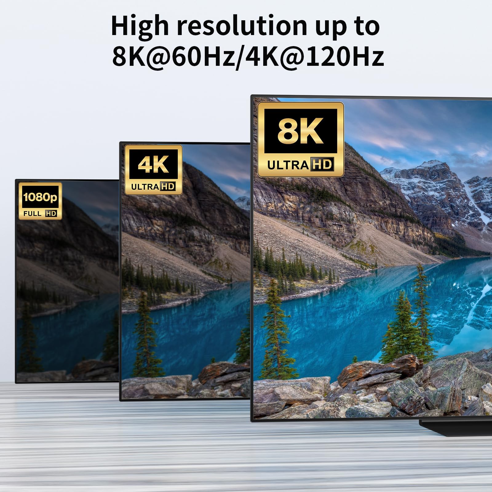 USB C Switch 2 PC 8K@60Hz 2 in 1 USB-C Switch, MLEEDA Typ C KVM-Switches für 2 Laptops teilen 1 Monitor oder Docking Station, mit 2 USB3.1 Gen2*2 Kabeln und Desktop-Controller